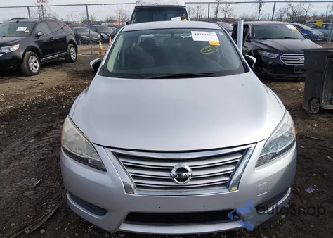 2014 Nissan Sentra Sv z USA, uszkodzony, nr VIN 3N1AB7AP3EY201510